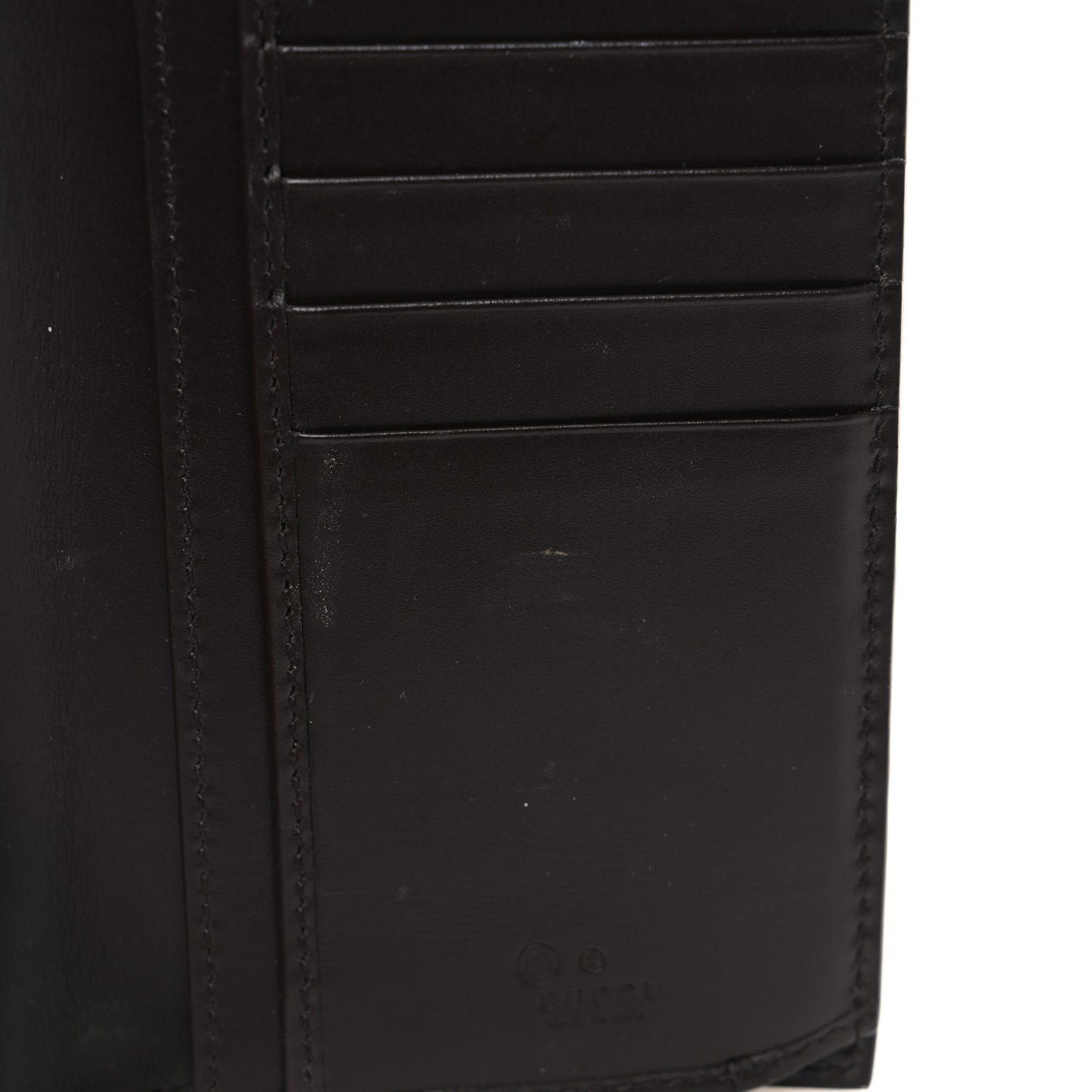 Guccissima Long Wallet Chocolate