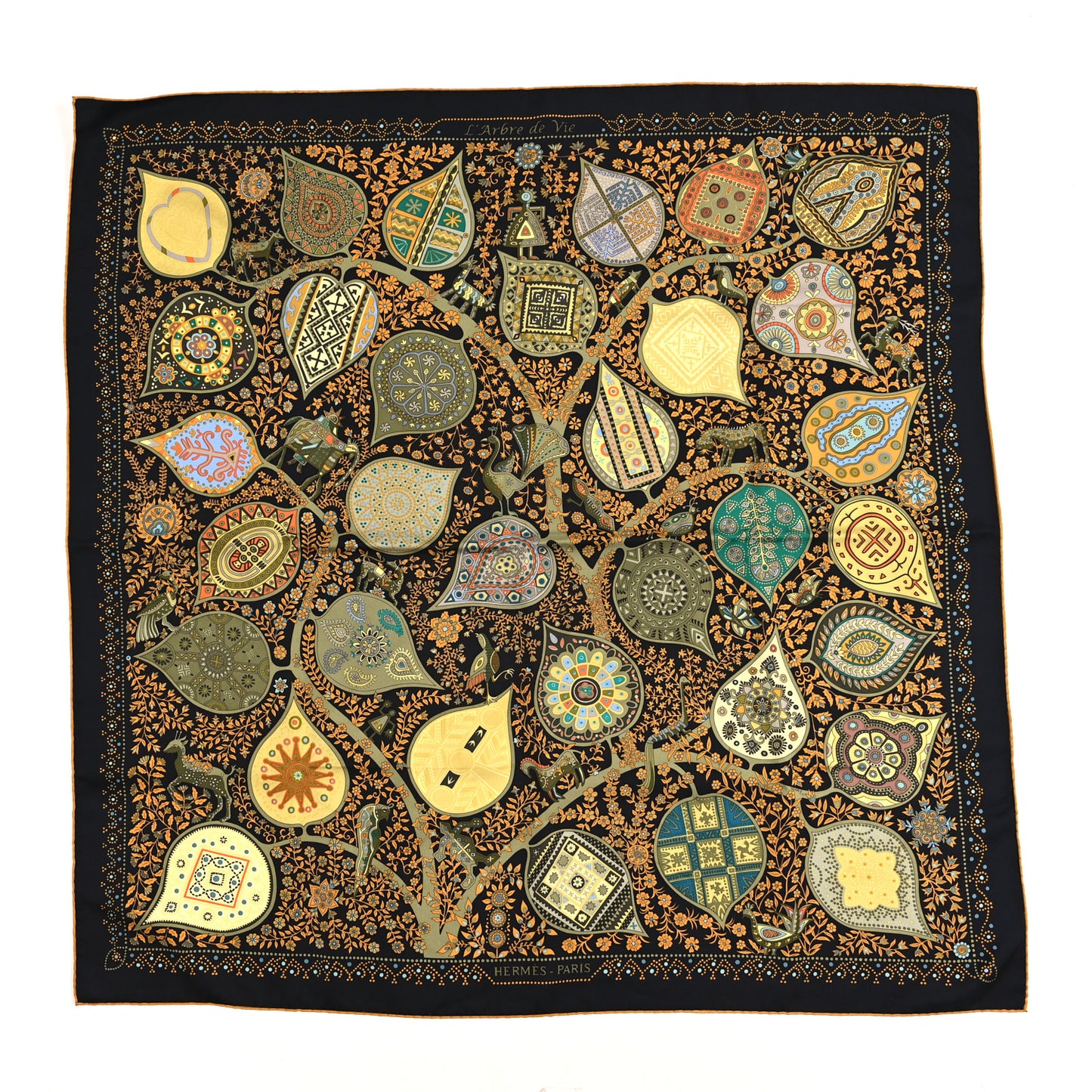 Silk L Arbre De Vie Scarf 90