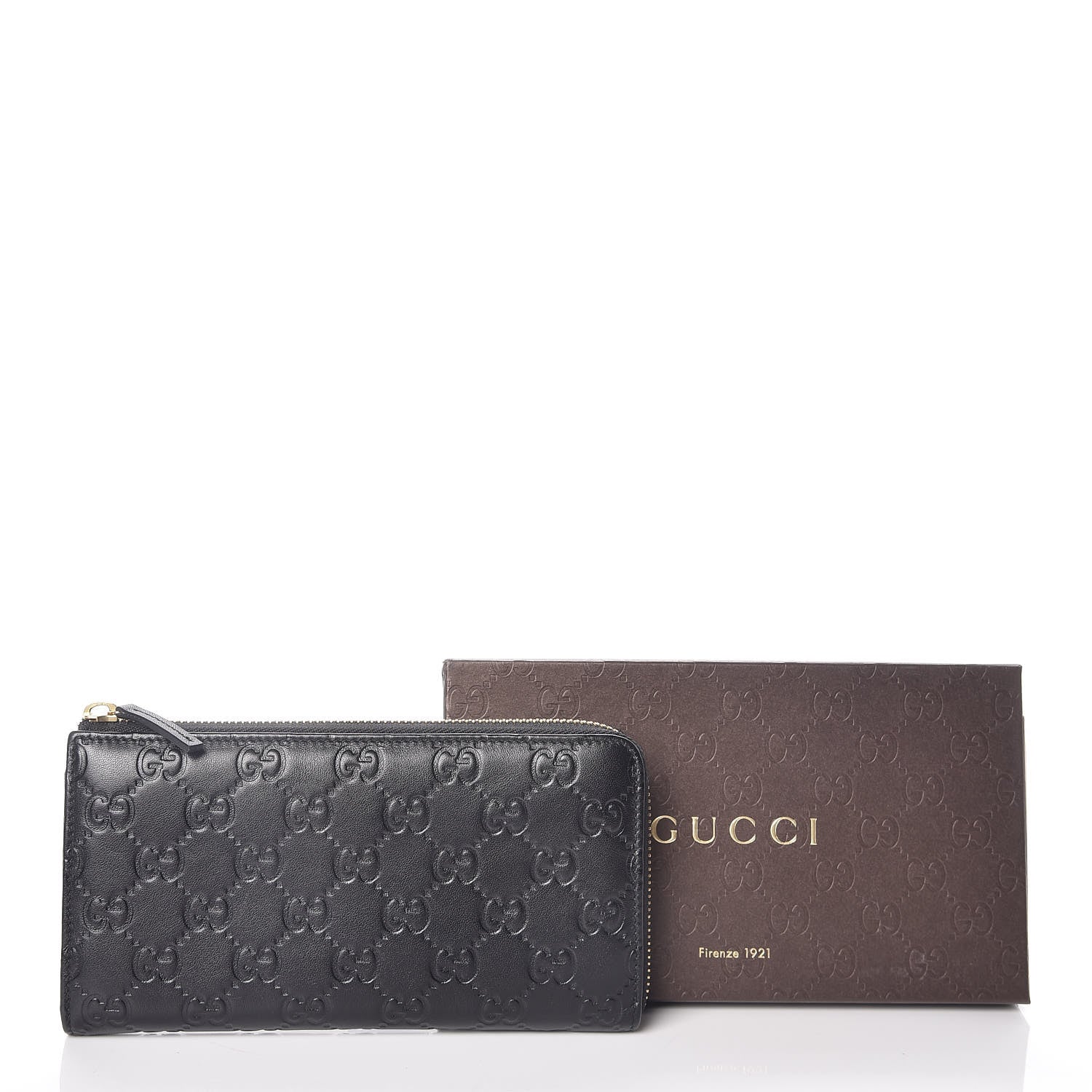 Gucci Guccissima Donna Long Wallet Black 10 of 10