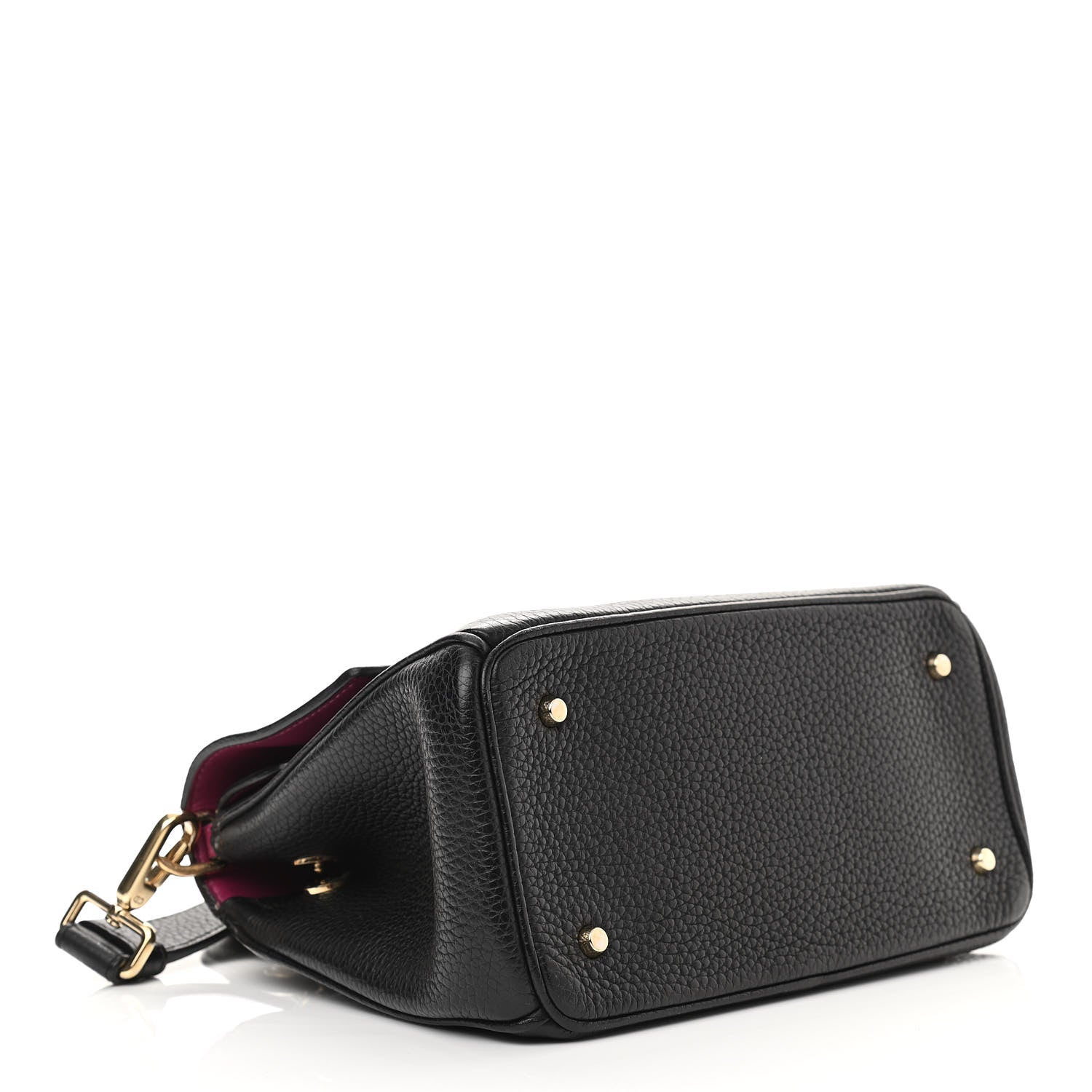 Christian Dior Bullcalf Mini Be Dior Flap Black Fraise 6 of 18
