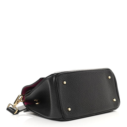 Christian Dior Bullcalf Mini Be Dior Flap Black Fraise 6 of 18