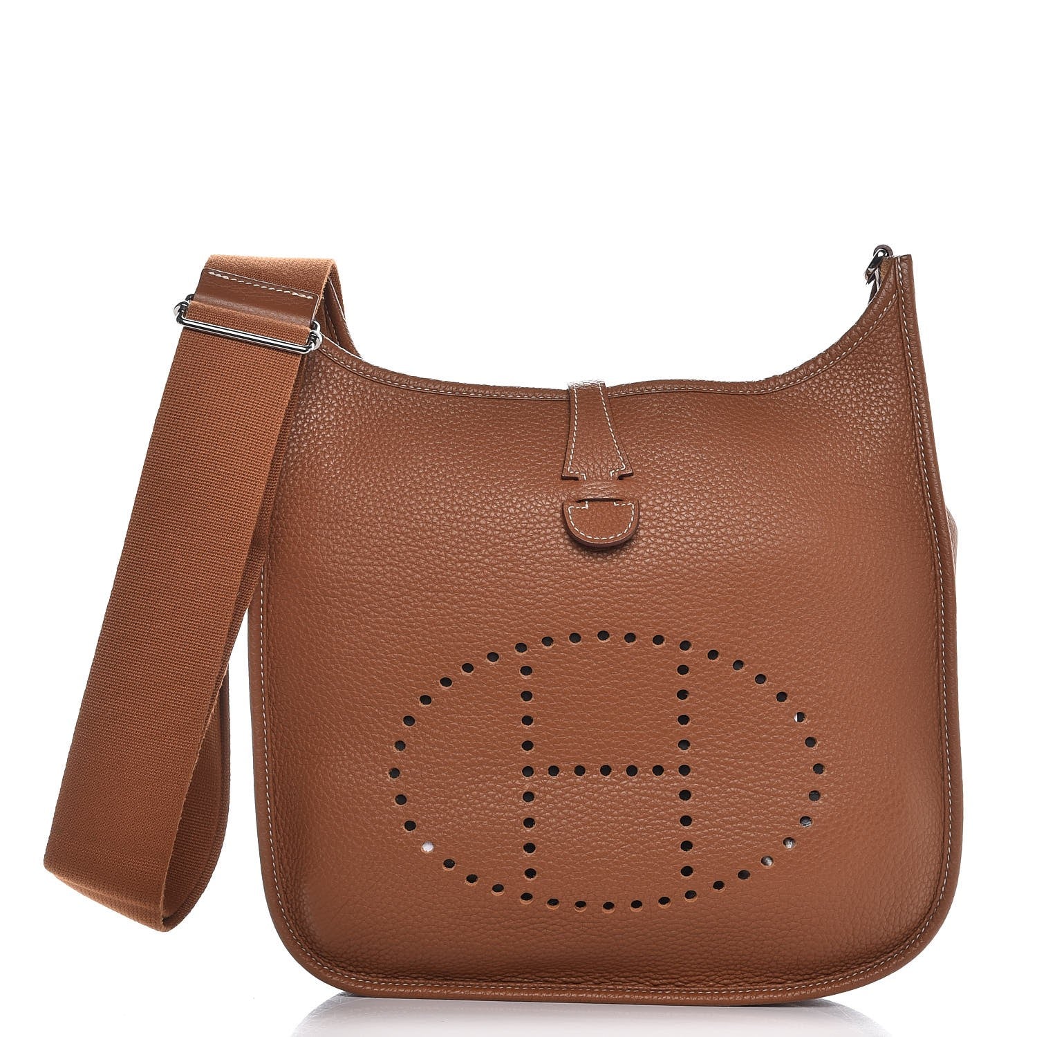 Hermes Taurillon Clemence Evelyne III PM Gold 1 of 7