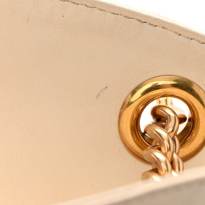 Gucci Calfskin Matelasse Medium GG Marmont Open Top Shoulder Bag White 8 of 15