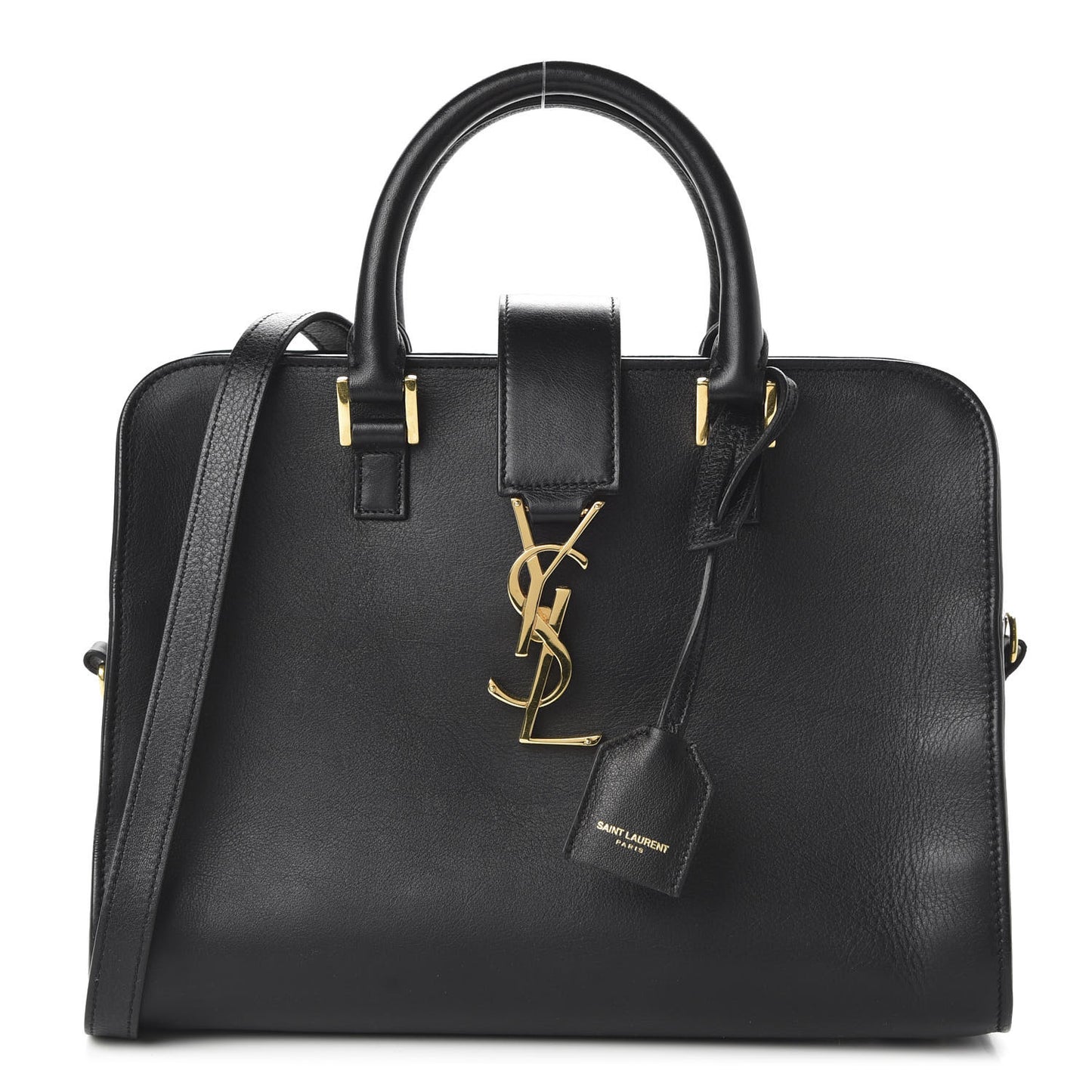 Calfskin Monogram Baby Cabas Black