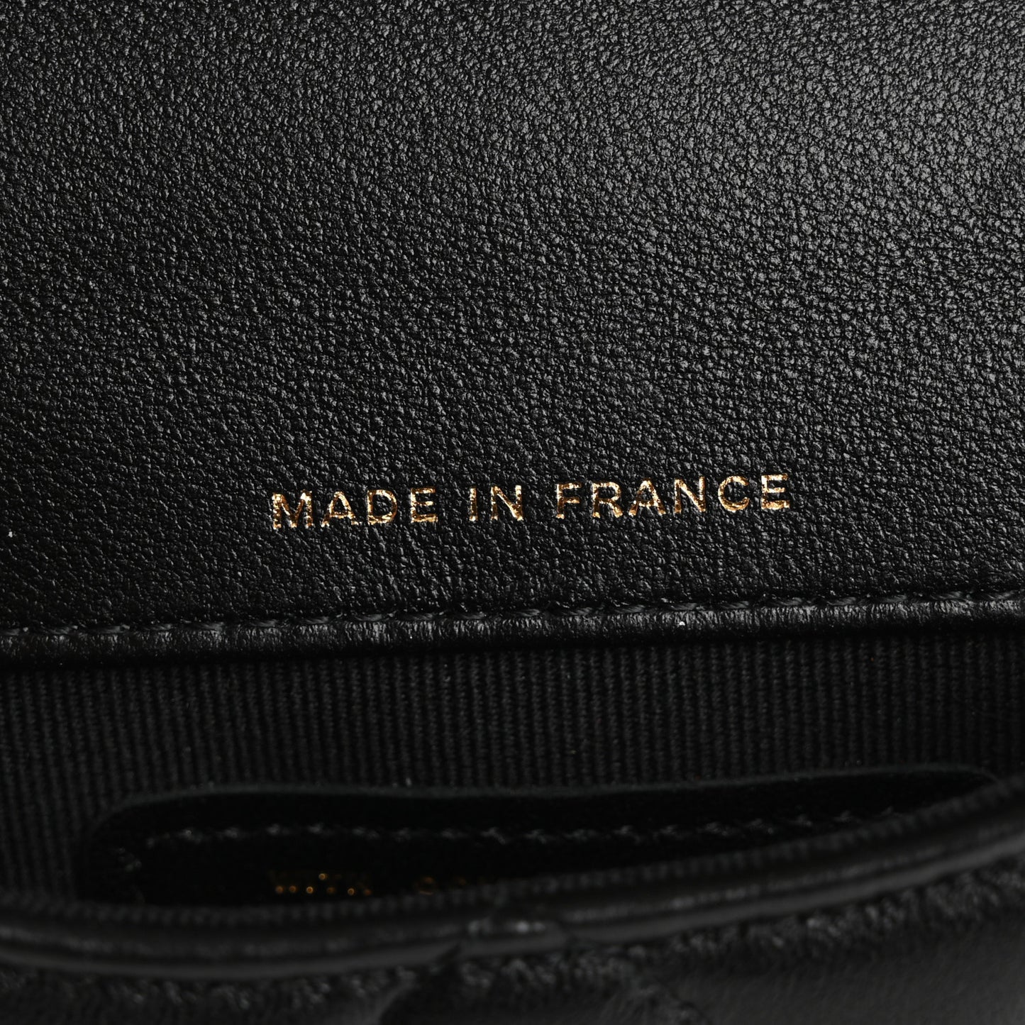 Lambskin Quilted Pearl Top Handle Clutch With Chain Black