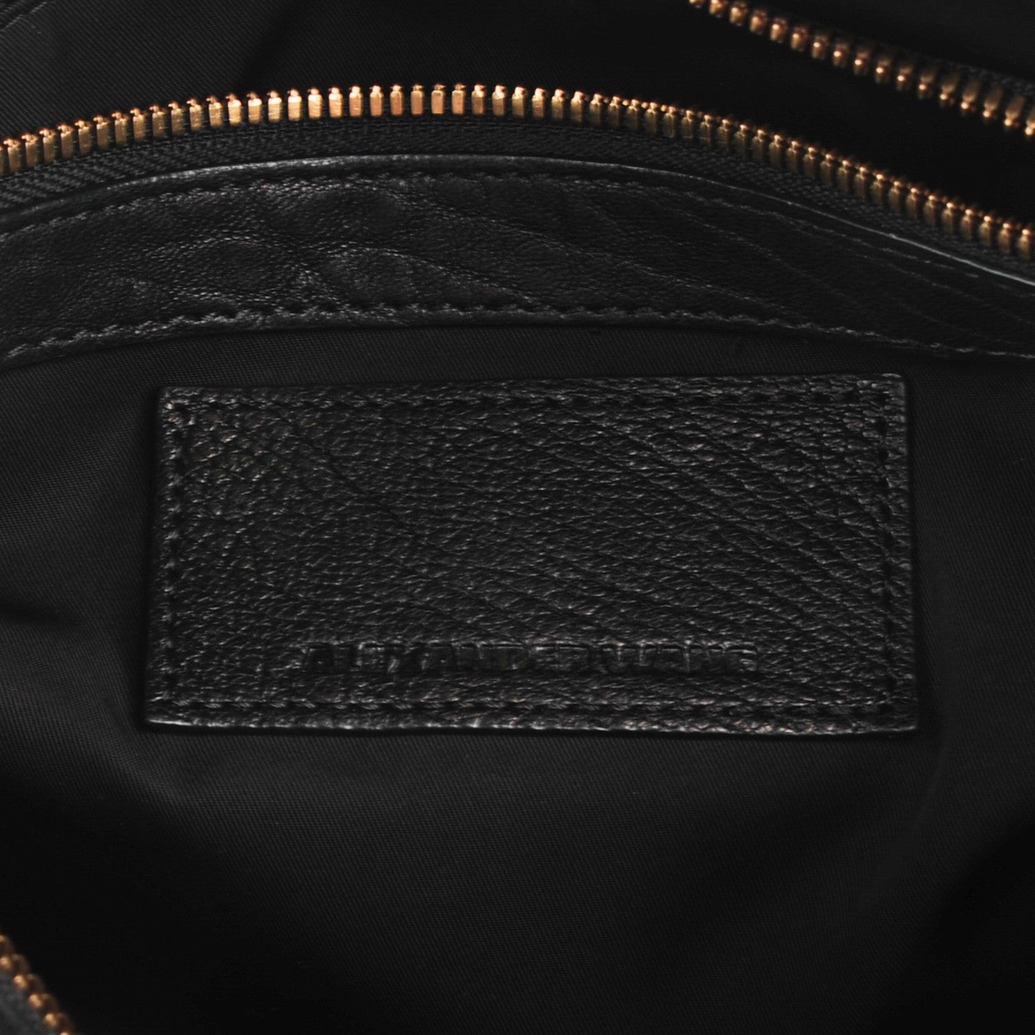 Alexander Wang Pebbled Lambskin Rocco Black Antique Brass Hardware 5 of 8