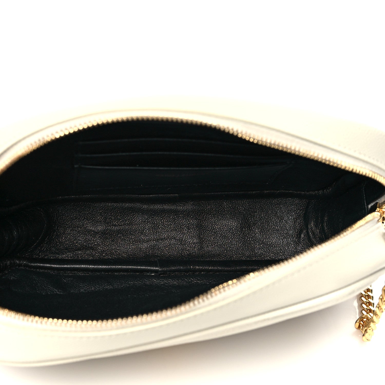 Saint Laurent Grain De Poudre Matelasse Monogram Mini Lou Camera Bag Crema Soft 4 of 12