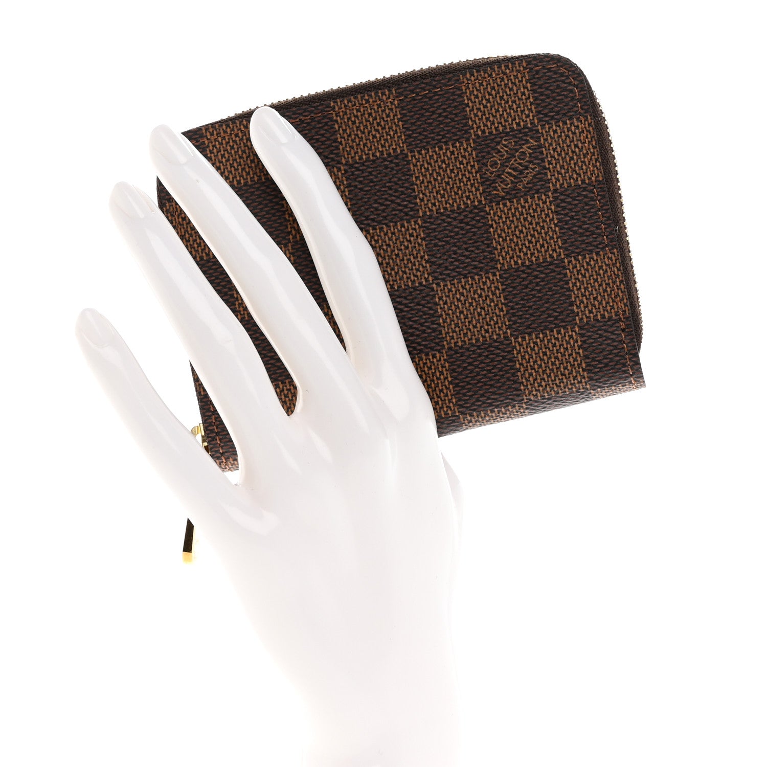 Louis Vuitton Damier Ebene Zippy Coin Purse 2 of 8