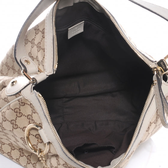 Monogram Medium Sukey Hobo Off White