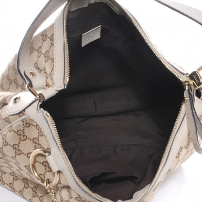 Gucci Monogram Medium Sukey Hobo Off White 5 of 7