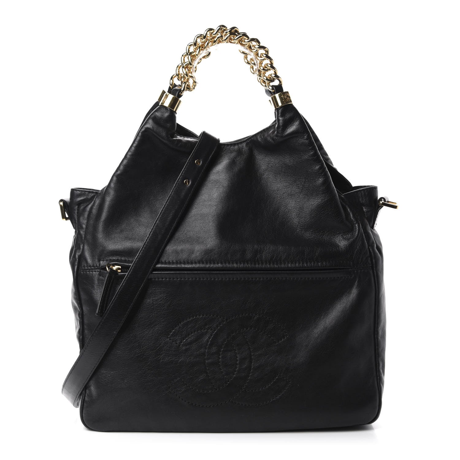 Chanel Calfskin Medium Rodeo Drive Tote Black 1 of 13