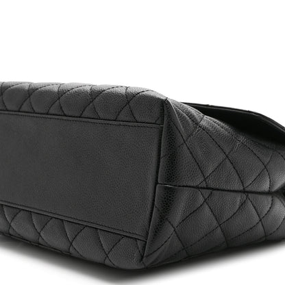 Chanel Caviar Quilted Jumbo Kelly Flap Black 10 of 10