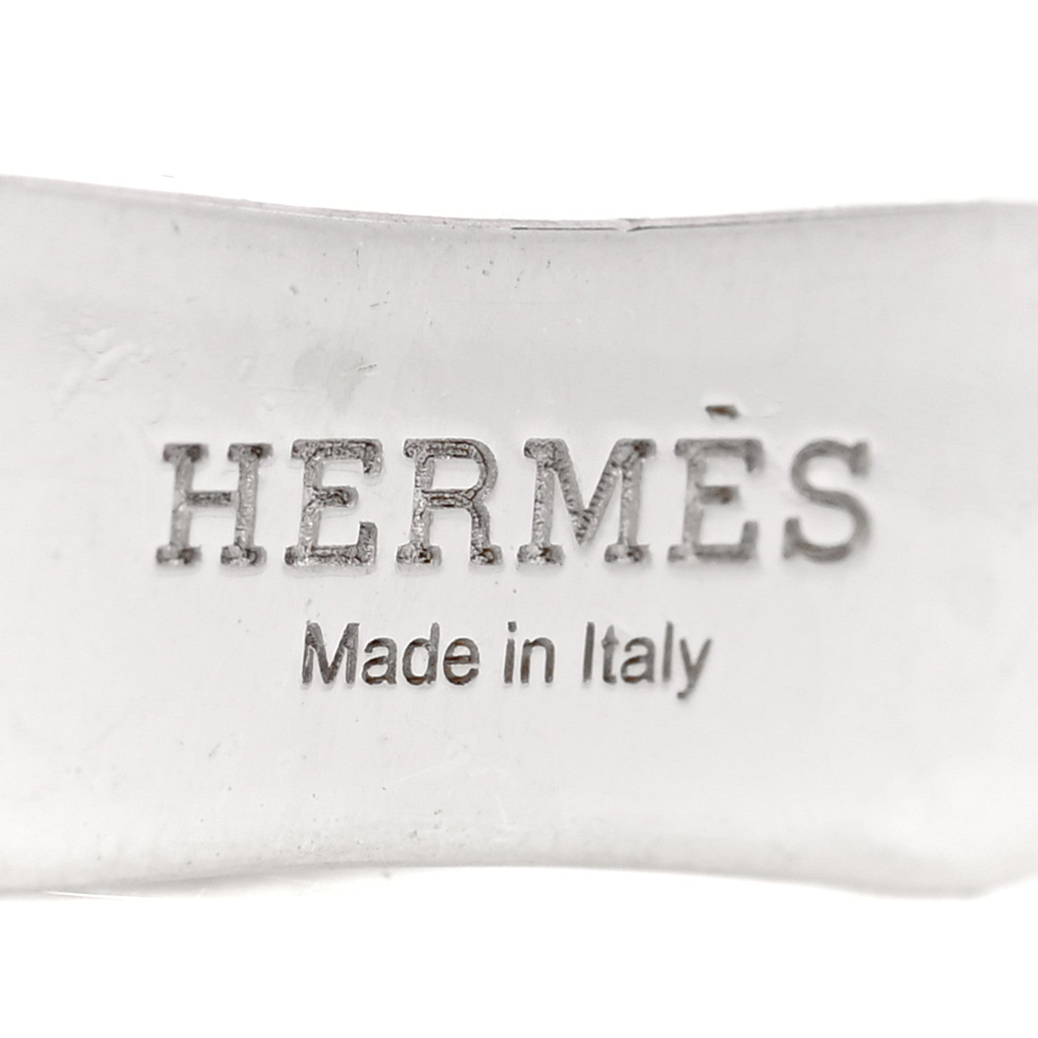 Hermes Sterling Silver Birkin Amulette Pendant Necklace 4 of 4