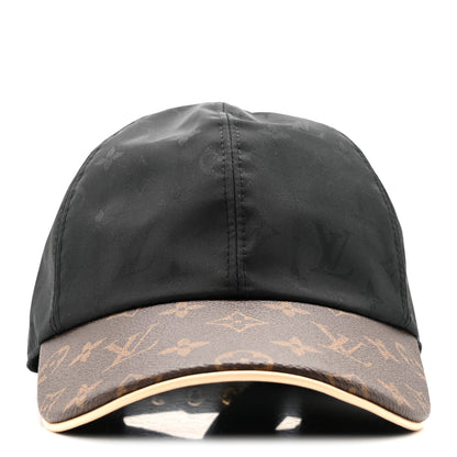 Louis Vuitton Polyester Silk Monogram LV Get Ready Cap M Black 3 of 9