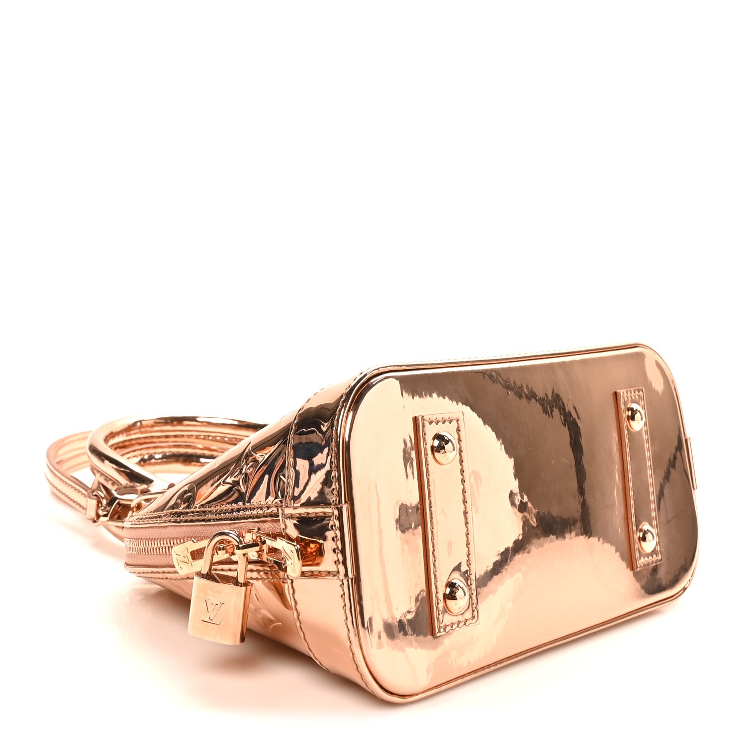 Louis Vuitton Monogram Miroir Alma BB Copper 4 of 9