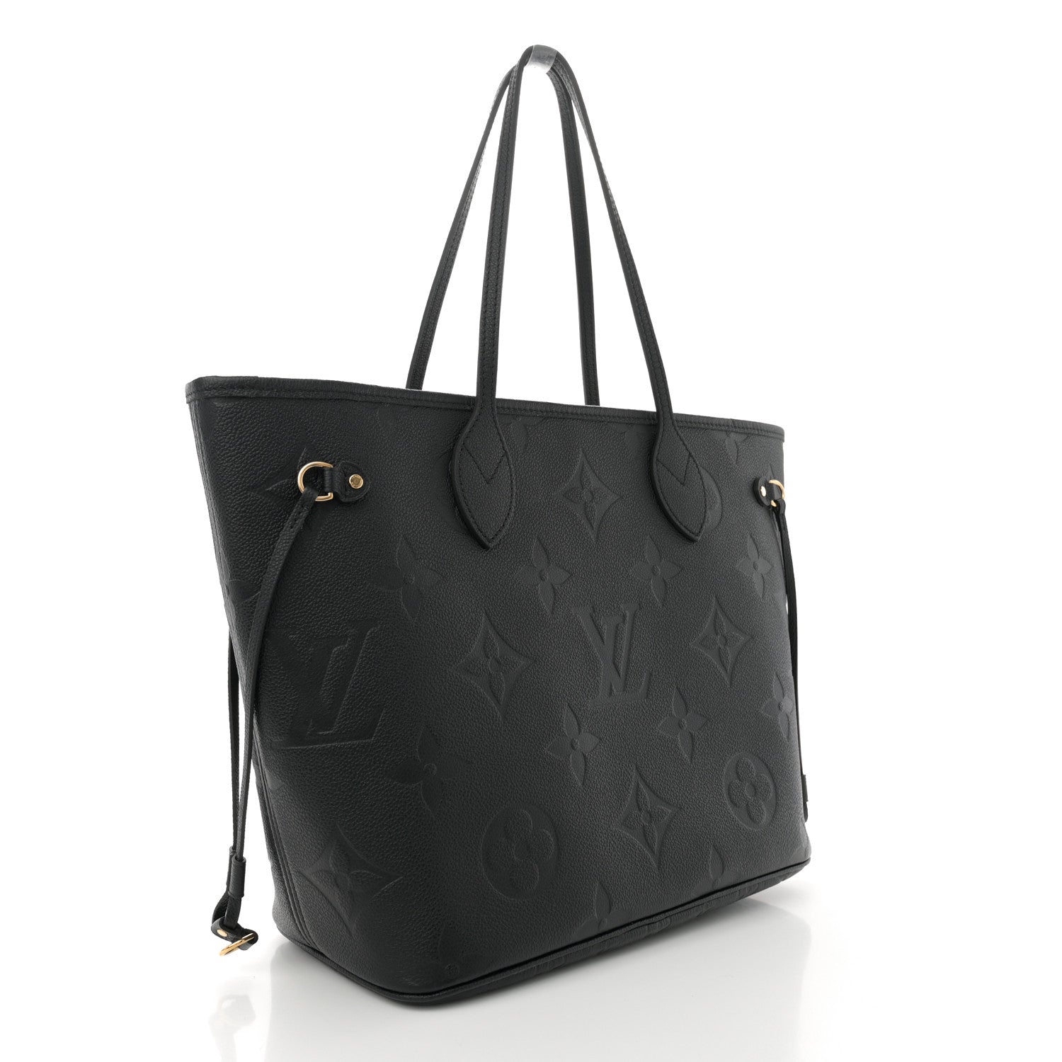 Louis Vuitton Empreinte Monogram Giant Neverfull MM Black 4 of 10