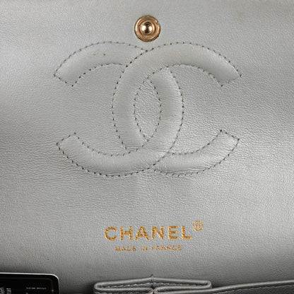 Chanel Iridescent Calfskin Medium Double Flap Light Gold 6 of 8
