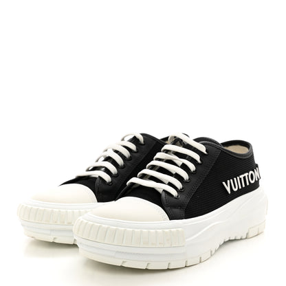 Louis Vuitton Canvas LV Squad Sneakers 38 Black 3 of 13