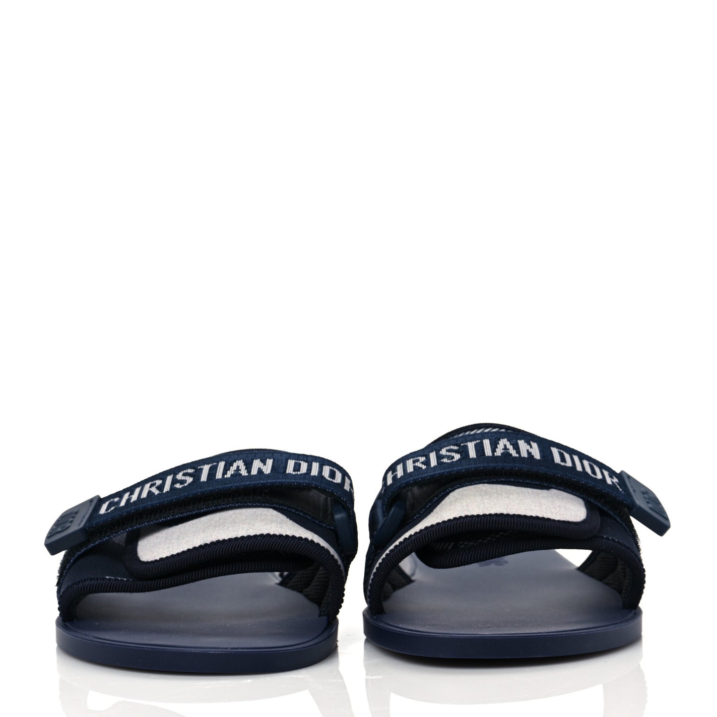 Technical Stretch Fabric Camouflage Dio(r)evolution Slide Sandals 39 Deep Blue