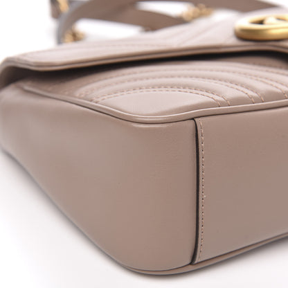 Gucci Calfskin Matelasse Small GG Marmont Shoulder Bag Porcelain Rose 9 of 12