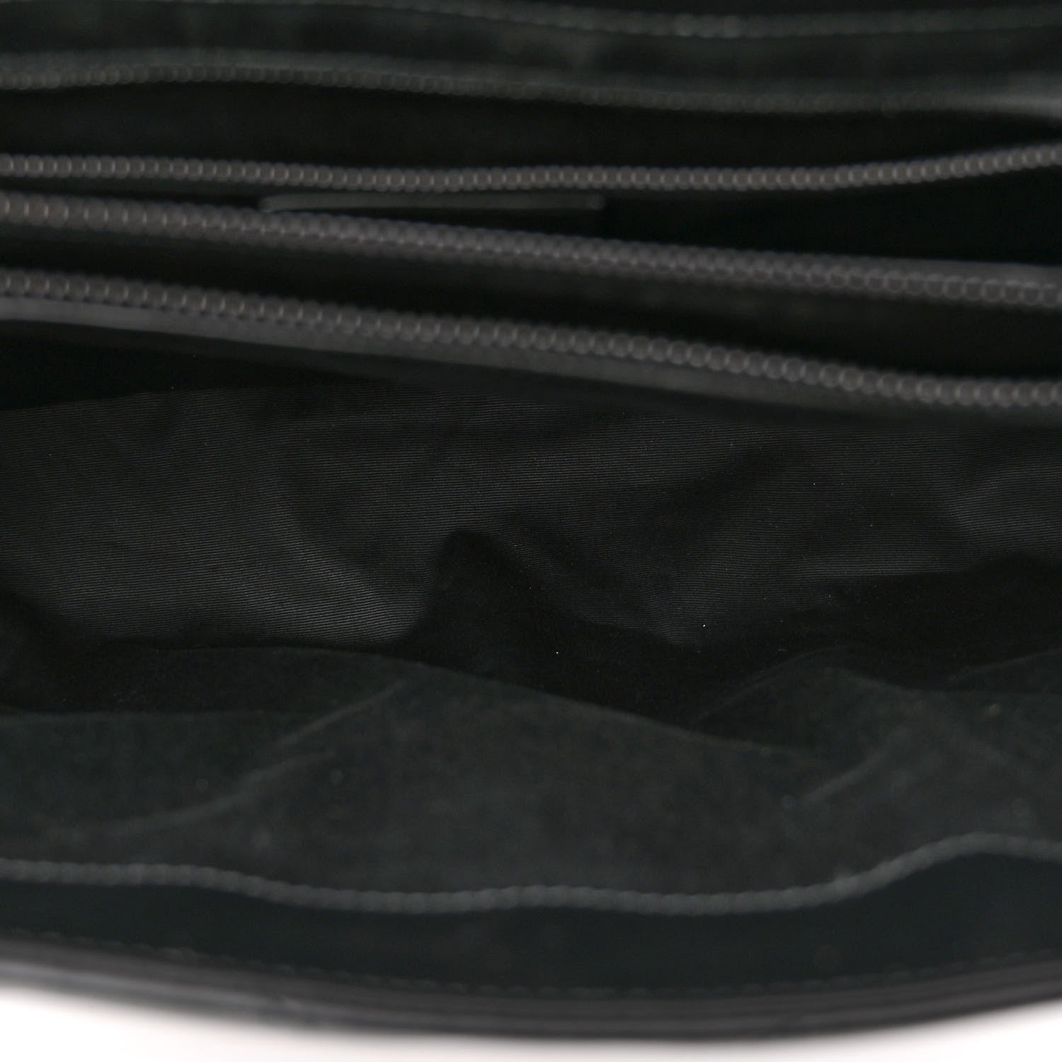 Saint Laurent Calfskin Y Quilted Monogram Monochrome Large Loulou Chain Satchel Black 5 of 10