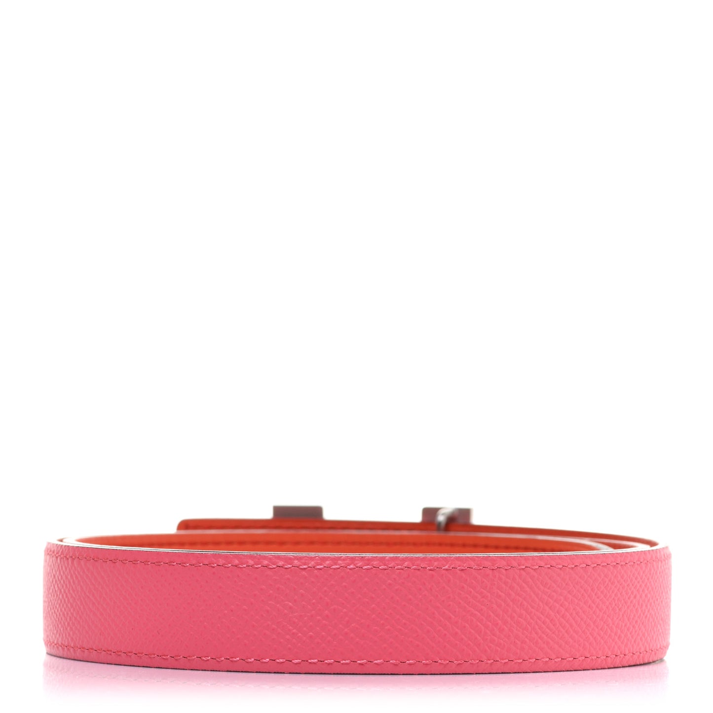 Swift Epsom 32mm Constance H Belt 80 Orange Poppy Rose Azalee