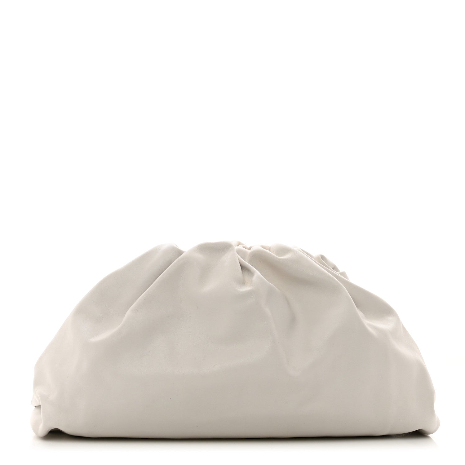 Bottega Veneta Smooth Butter Calf The Pouch Oversized Clutch Plaster 1 of 9