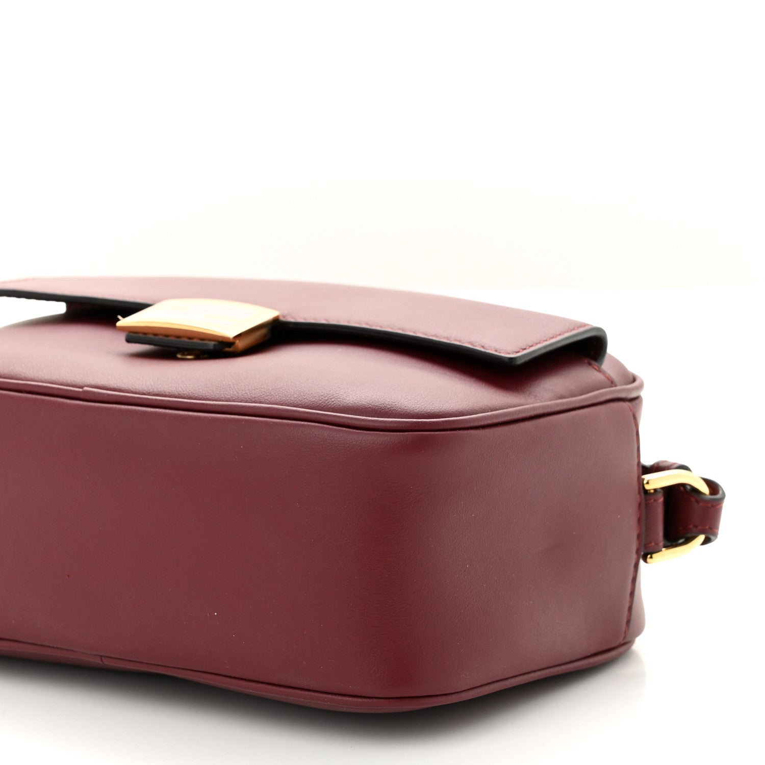 Fendi Vitello Grace Matte Mini Fendi Cam Barolo 10 of 10