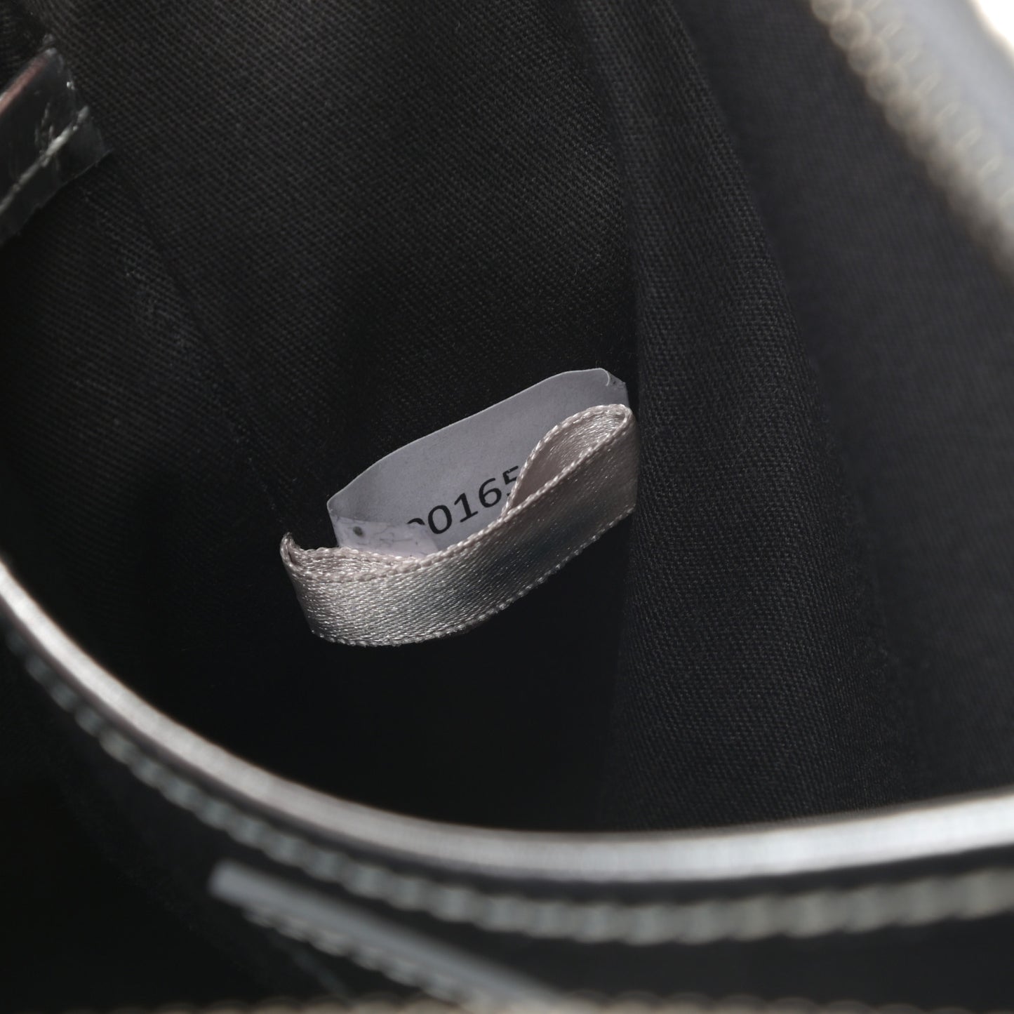 Metallic Calfskin Athini Camera Bag Silver
