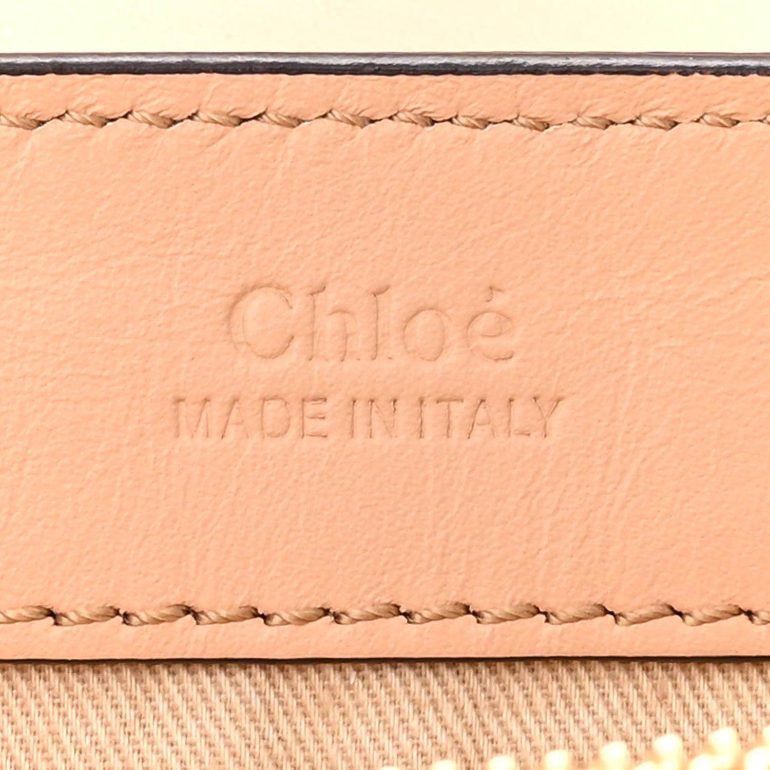 Chloe Calfskin Crocodile Embossed Small Faye Day Shoulder Bag Beige 6 of 13