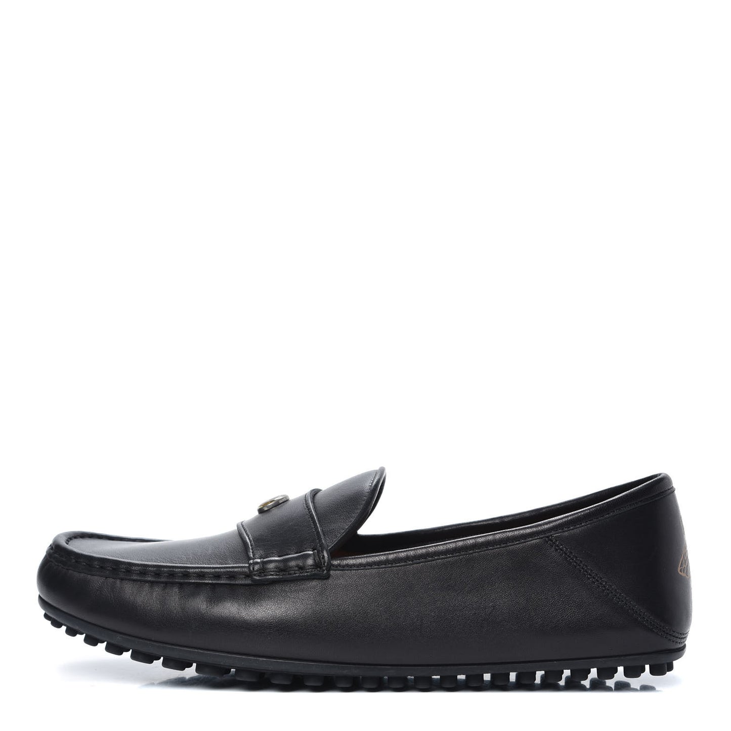 Nappa Mens Driver Loafers 8 Black
