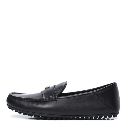 Gucci Nappa Mens Driver Loafers 8 Black 1 of 9