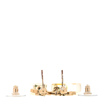 Chanel N°5 Perfume Bottle CC Drop Earrings Gold 3 of 6