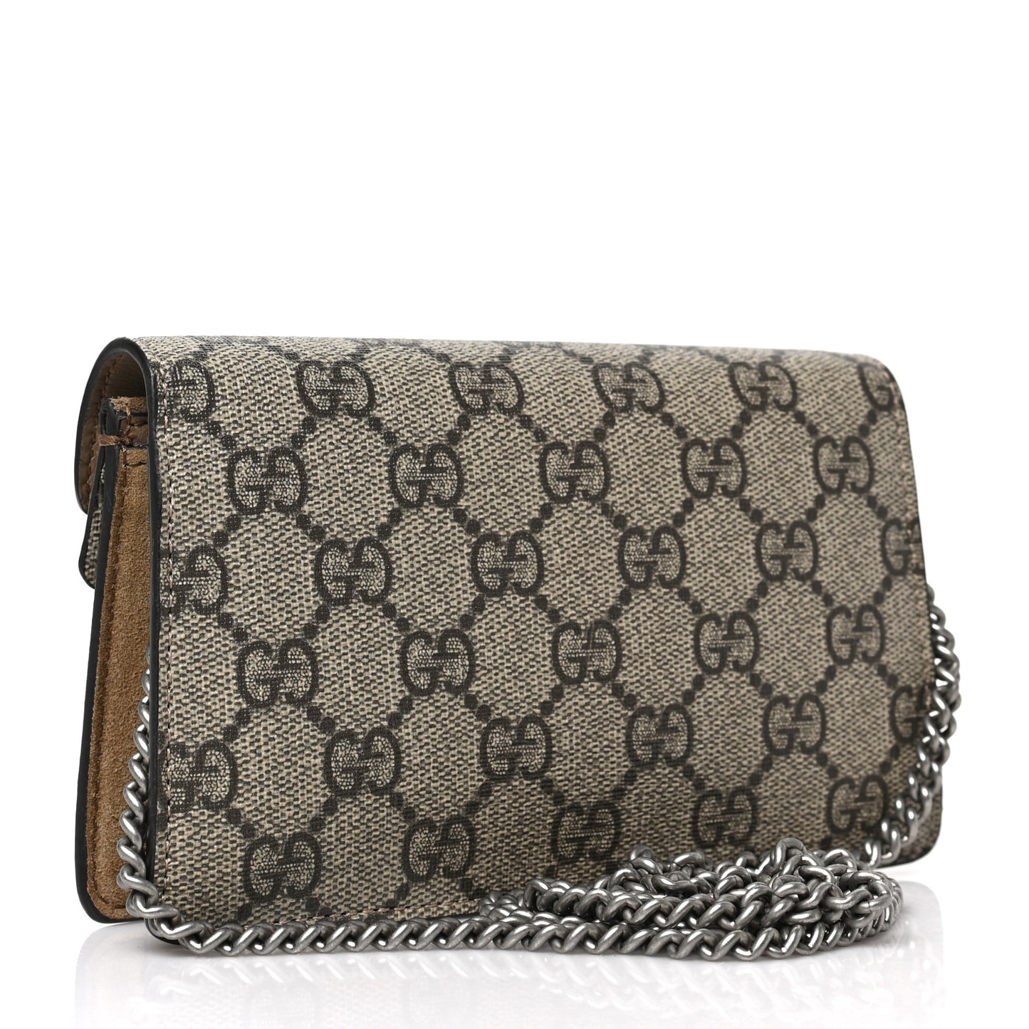 GG Supreme Monogram Super Mini Dionysus Shoulder Bag Taupe