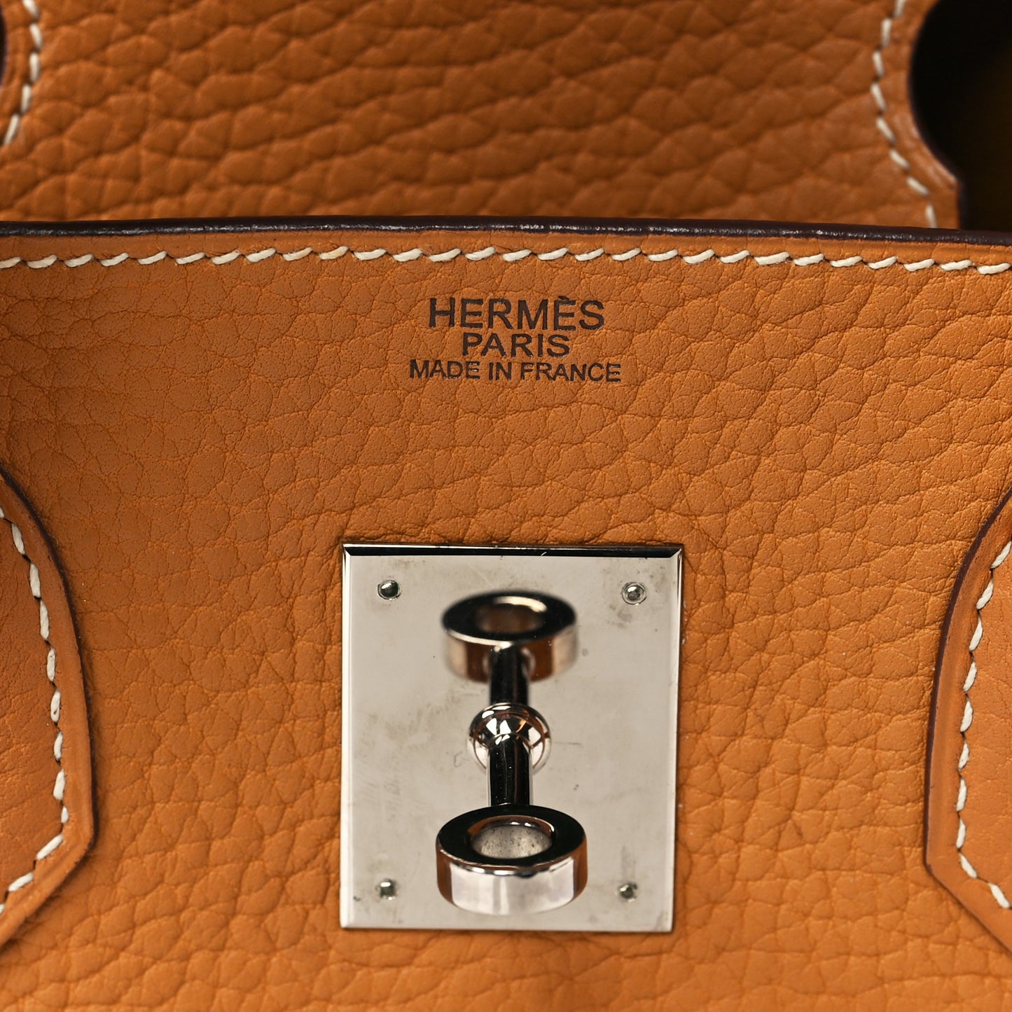 Taurillon Clemence Birkin 30 Natural Sable