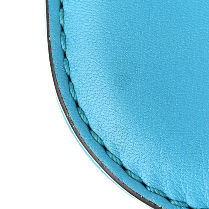 Valentino Garavani Vitello Medium Glam Lock Rockstud Flap Blue Fluo 12 of 17