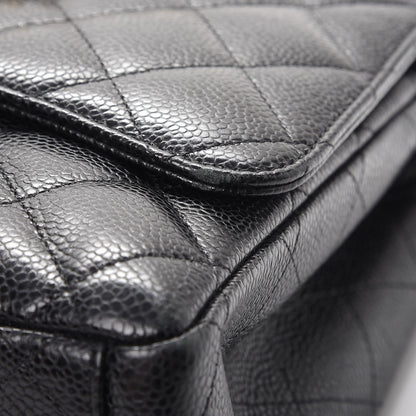 Chanel Caviar Quilted Maxi Double Flap Black 14 of 16
