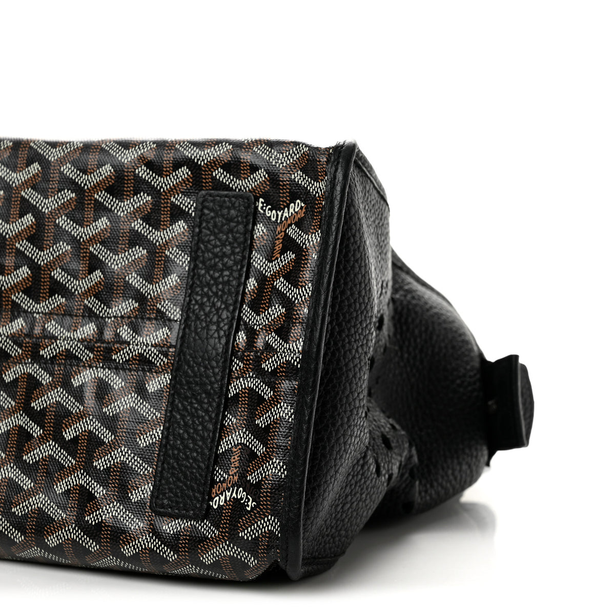 Goyardine Sac Hardy Pet Carrier PM Black