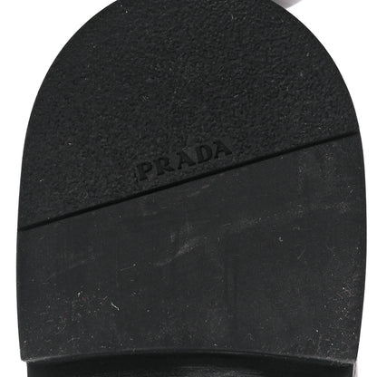 Prada Spazzolato Mary Jane T Strap 40mm Loafers 40 Black 7 of 9