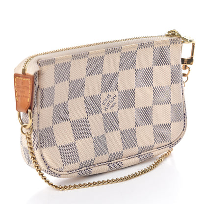 Louis Vuitton Damier Azur Mini Pochette Accessories 3 of 8
