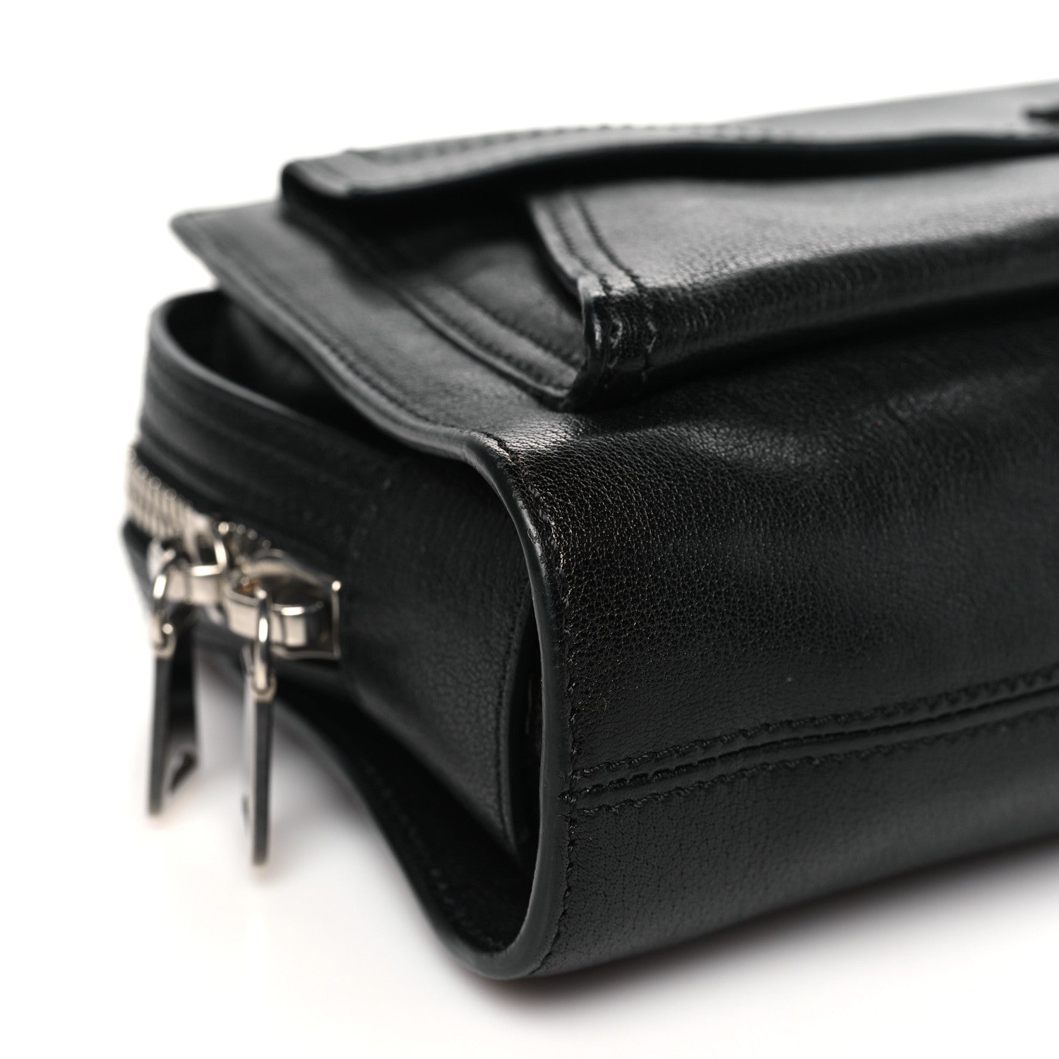 Proenza Schouler Calfskin PS13 Shoulder Bag Black 9 of 10