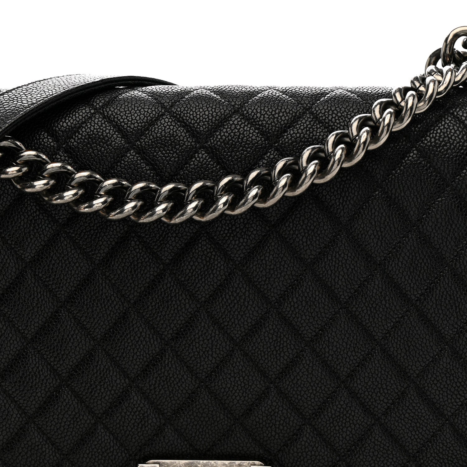 Chanel Caviar Quilted New Medium Boy Flap Black 8 of 10