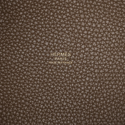 Hermes Taurillon Clemence Picotin Lock 18 PM Etoupe 6 of 11