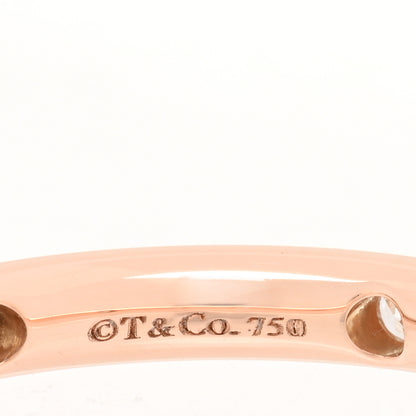 Tiffany 18K Rose Gold Diamond Stacking Band Ring 48 4.5 4 of 4
