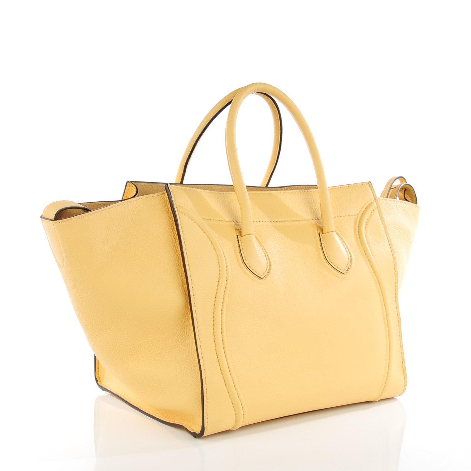 Celine Supple Calfskin Medium Phantom Luggage Butter 3 of 8