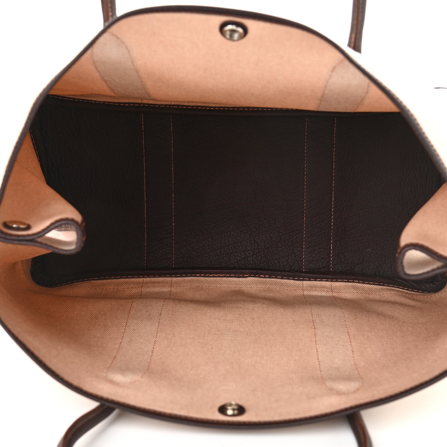 Hermes Toile Buffle Gala Garden Party Tote 49 GM Marron Fonce 5 of 15