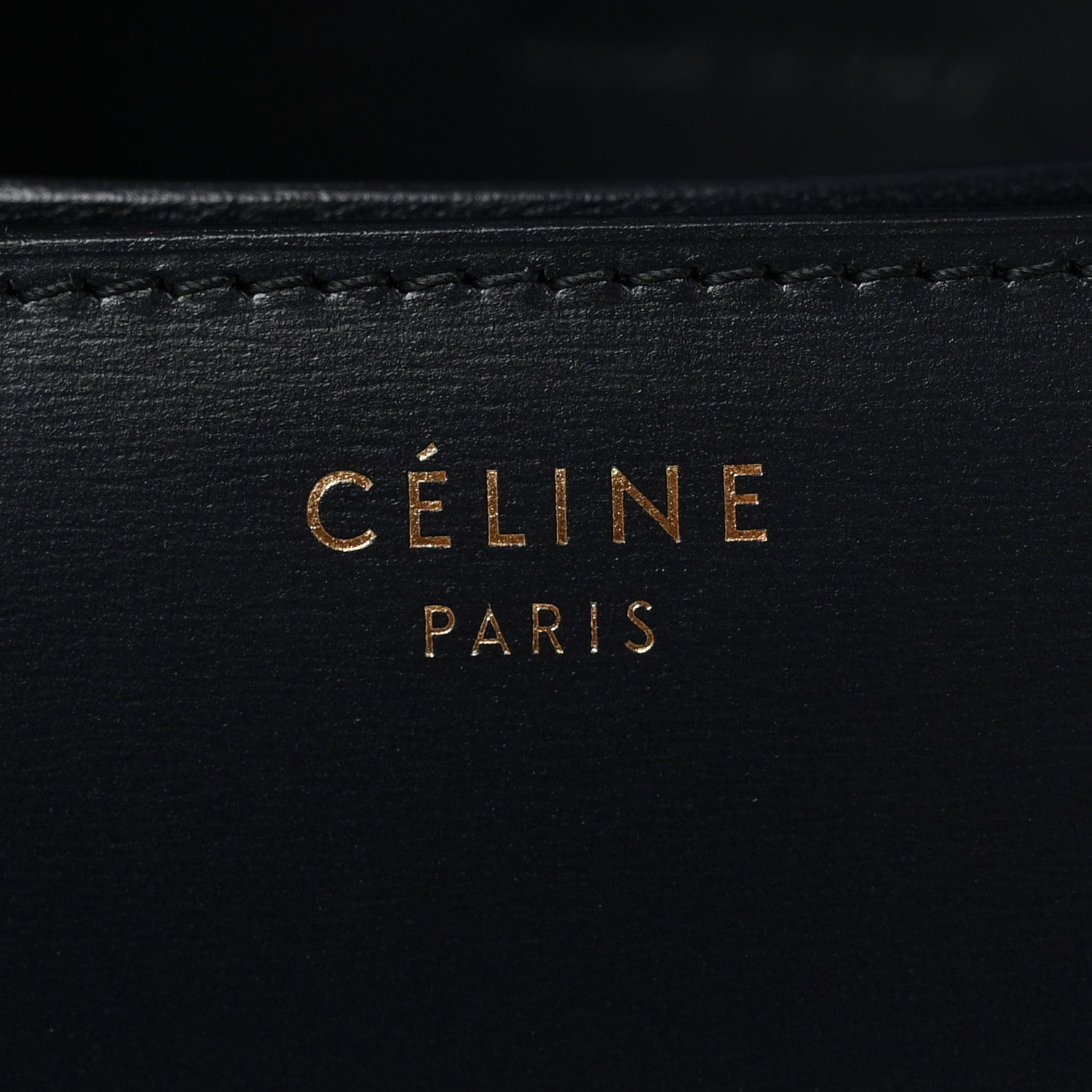 Celine Box Calfskin Medium Classic Box Flap Bag Navy 5 of 9