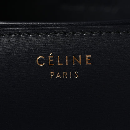Celine Box Calfskin Medium Classic Box Flap Bag Navy 5 of 9