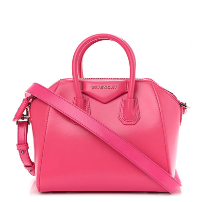 Givenchy Shiny Lord Calfskin Mini Antigona Shocking Pink 1 of 12