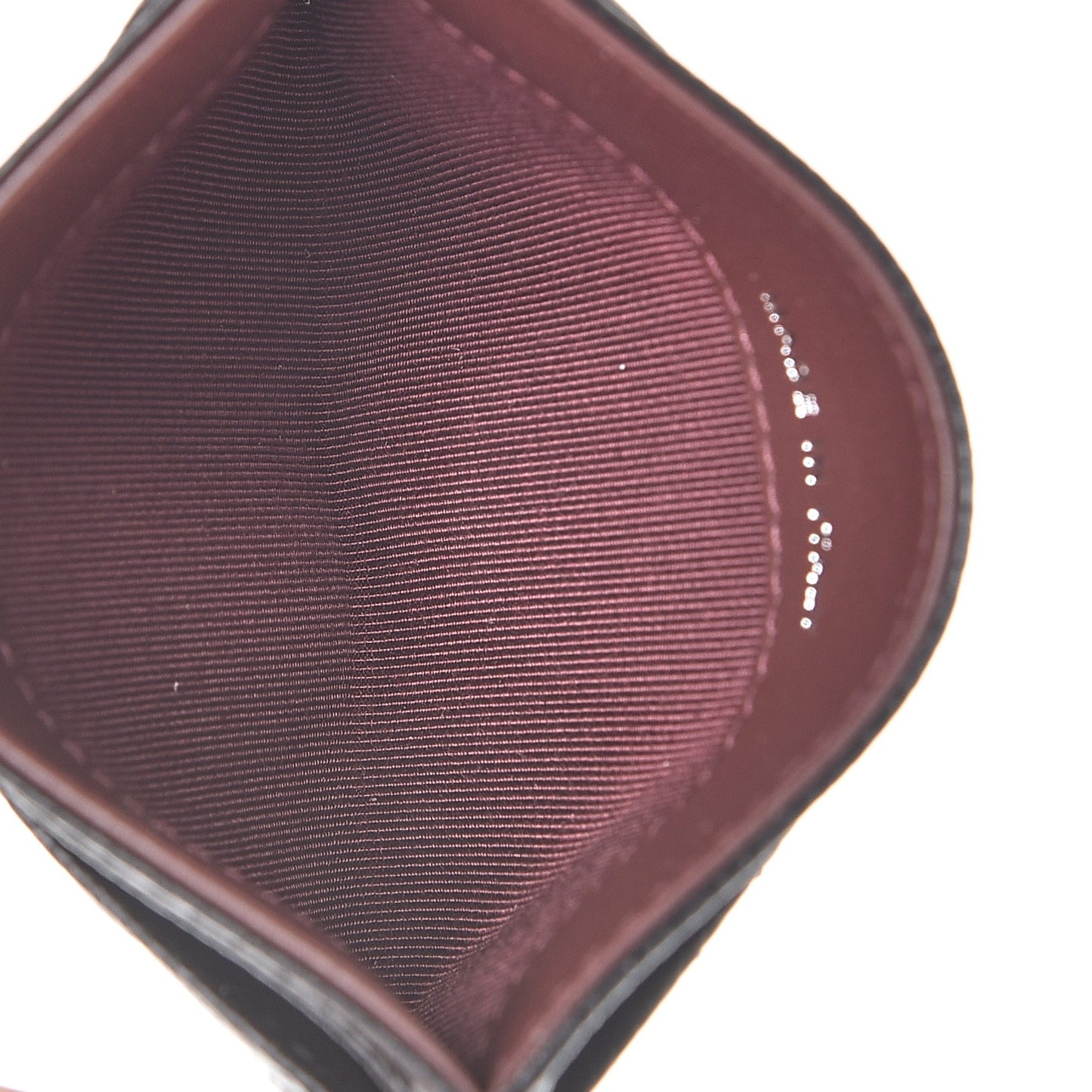 Caviar Quilted Card Holder Black